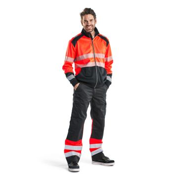 Blaklader 3558 Sweatshirt with Zipper High Vis