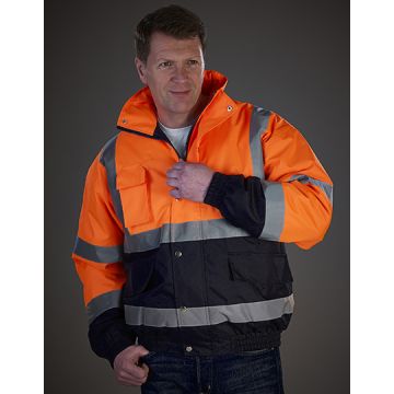 YOKO YK218 Hi-Vis Two-Tone Bomber Jacket
