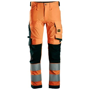 Snickers Workwear 6343 High-Visibility, Class 2 Stretch Trousers