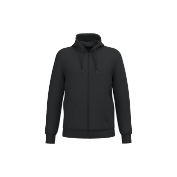 Kariban K4042 Gerecyclede uniseks sweater met rits en capuchon