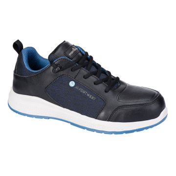Portwest Eco-composiettrainer FC07 S3S Zwart/Blauw