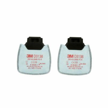3M Secure Click Stoffilter D3138, P3 R