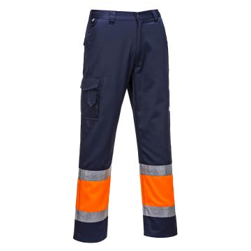 Portwest E049 Hi-Vis Tweekleuren Combat Broek