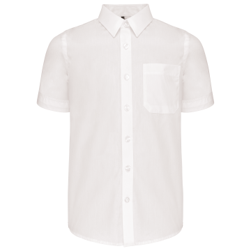 Kariban K520 Kinder poplin overhemd korte mouwen