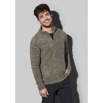 Stedman Melange Fleece Cardigan for Men STE5060