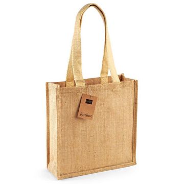 Westford Mill WM406 Jute Compact Shopper