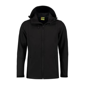 L&S Hooded Softshell Jacket for Him LEM3629
