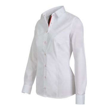 Giovanni Capraro 29342-86 Women's Blouse 63/34/3% Cotton/Polyester/Stretch