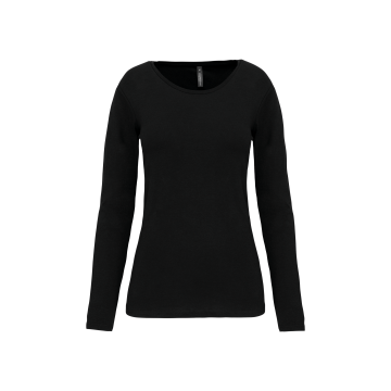 Kariban K3017C Dames-T-shirt ronde hals lange mouwen