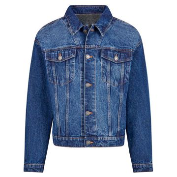 Build Your Brand BY312 Heavy Ounce Boxy Denim Jacket