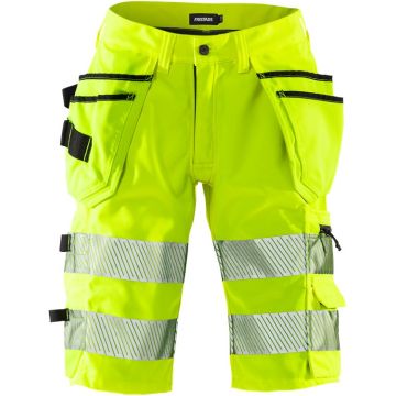 FRISTADS 129738 High vis korte stretchbroek vrouw klasse 1 2529 PLU