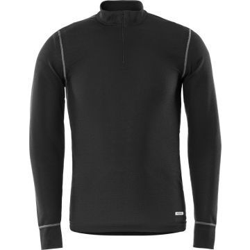 FRISTADS 127355 T-shirt lange mouwen met korte rits 789 OF