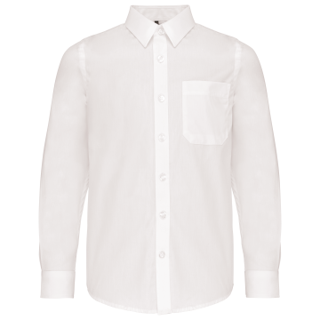 Kariban K521 Kinder poplin overhemd lange mouwen