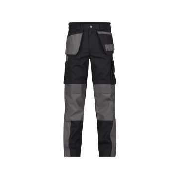 DASSY 200428 Seattle Tweekleurige holsterzakkenbroek met kniezakken - Zwart