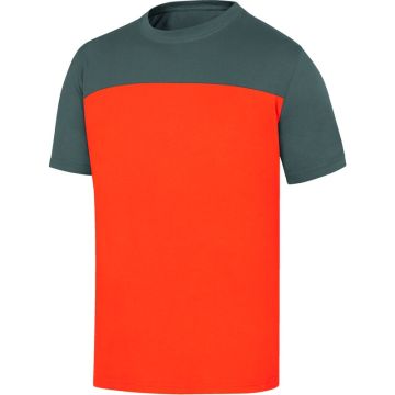 Delta Plus GENOA2 ORANGE-GREY T SHIRT