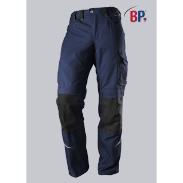 BP 1803-720-110 Comfort-werkbroek met reflecterende strepen en kniezakken - Blauw
