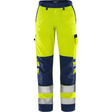 Fristads 131973 High vis Green broek dames klasse 2 2642 GPLU