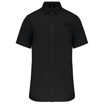 Kariban K543C Heren poplin overhemd korte mouwen