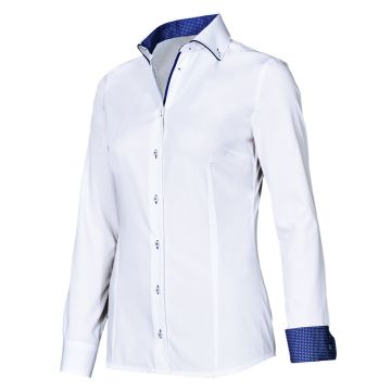 Giovanni Capraro 29323-35 Women's Blouse 55/45% Cotton/Polyester