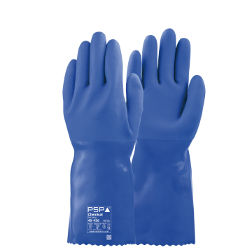 PSP 40-436 Chemical PVC Blue Werkhandschoen