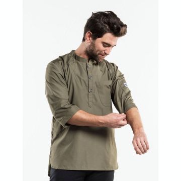 Chaud Devant 240 Chef Jacket Bujutsu Green
