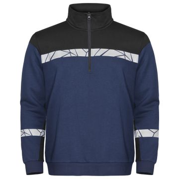 ProJob 647102 7102 Sweater Half Zipper