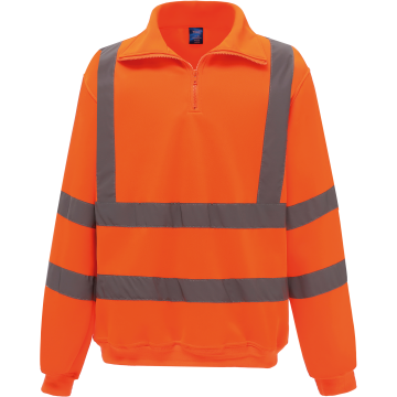 Yoko YHVK06 Veiligheidsweater met 1/4 rits