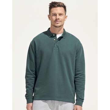 SOL´S L03990 Unisex Polo Collar Sweatshirt Heritage