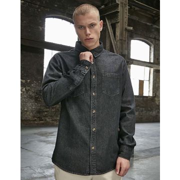 Build Your Brand BY152 Denim Shirt