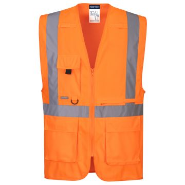 Portwest C357 Hi-Vis Executive Vest met Tablet zak.