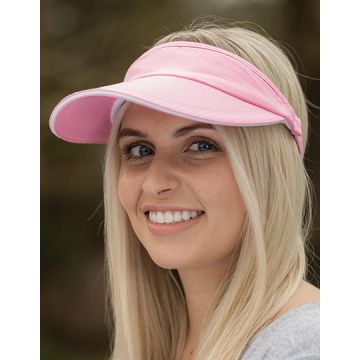 Result Headwear RH48 Herringbone Sun Visor With Sandwich Peak