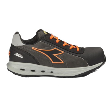 Diadora Glove  A.Box Low Pro  S3S 183119 C8321 Asphalt / Orange Fluo