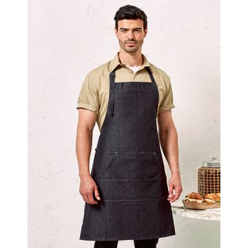 Premier Workwear PW126 Jeans Stitch Denim Bib Apron