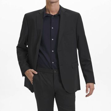 Sunwill 2001-2722 Men’s Traveller Blazer in Regular Fit - Zwart
