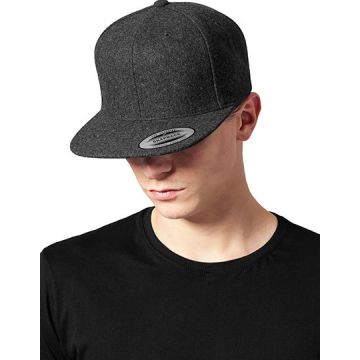 FLEXFIT FX6689M Melton Wool Snapback Cap