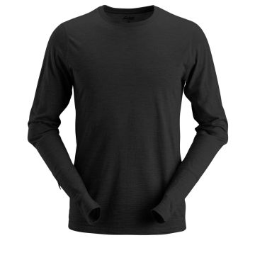 Snickers Workwear 2427 AllroundWork, Wool T-shirt with Long Sleeves