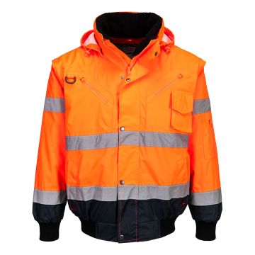 Portwest C465 Hi-Vis 3-in-1 Contrast Bomberjack