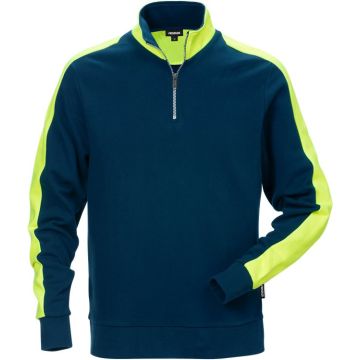 FRISTADS 111263 Sweatshirt met korte rits 7449 RTS