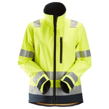 Snickers Workwear 1237 AllroundWork, High-Vis Softshell Women's Jacket Class 2/3
