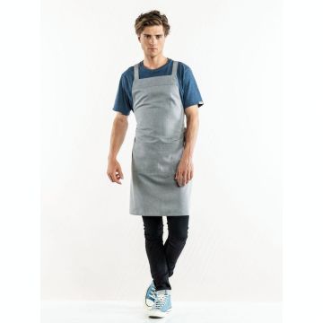 Chaud Devant 584 Bib Apron Cross Stone