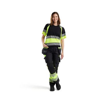 Blaklader 7196 Ladies High Vis Work Pants with Stretch