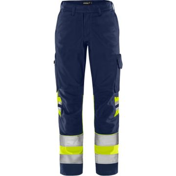 Fristads 131983 High vis Green broek dames klasse 1 2652 GPLU