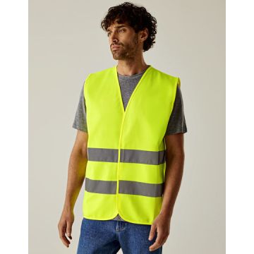 Regatta High Visibility RG2550 Essential Hi-Vis Easy Print Vest