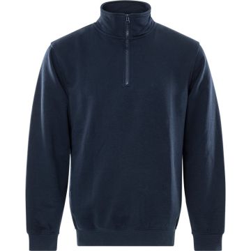FRISTADS 116774 Sweatshirt met korte ritssluiting 1737 SWB