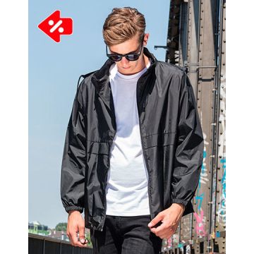 Build Your Brand BY078 Nylon Windbreaker