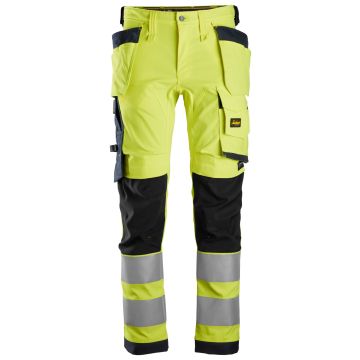 Snickers Workwear 6243 Allround, High-Vis Stretch Work Trousers with Holster Pockets KL2