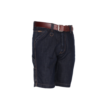 CrossHatch TOOLBOX S DARK STRETCH Multifunctional stretch denim shorts with pockets regular fit