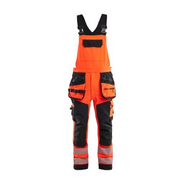 Blaklader 2626 High Vis Suspender Pants 4-way Stretch