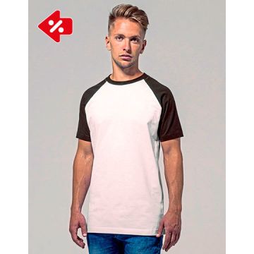 Build Your Brand BY007 Raglan Contrast Tee