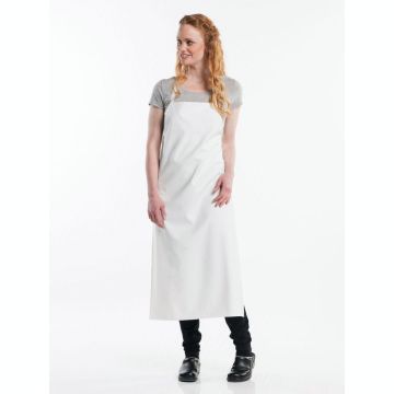 Basix 526 Waterproof White Bib Apron